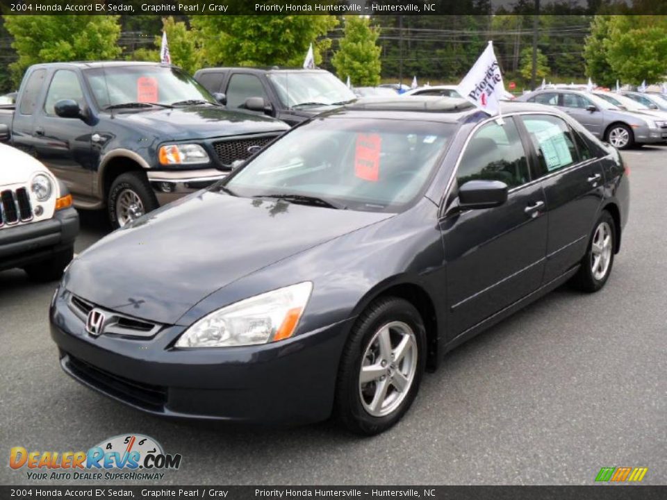 2004 Honda Accord EX Sedan Graphite Pearl / Gray Photo #1