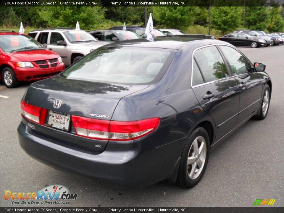 2004 Honda Accord EX Sedan Graphite Pearl / Gray Photo #4