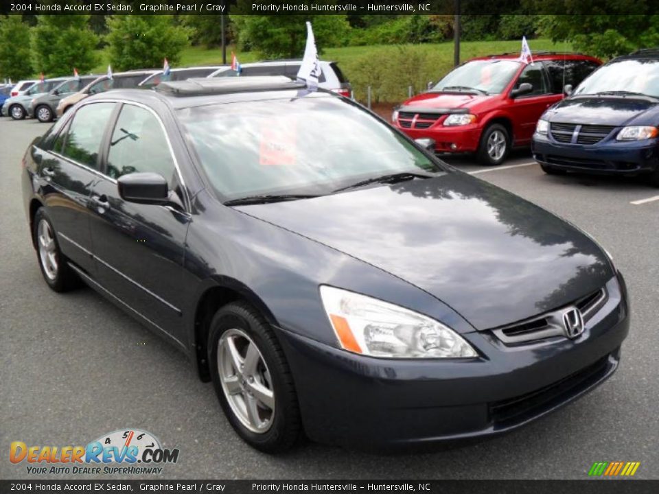 2004 Honda Accord EX Sedan Graphite Pearl / Gray Photo #5