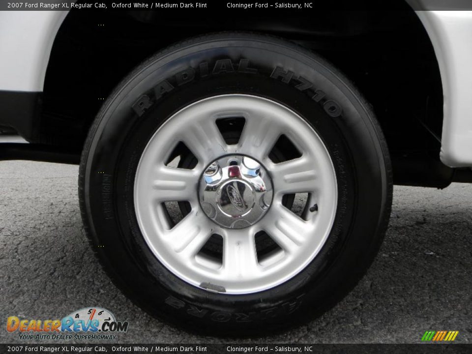 2007 Ford Ranger XL Regular Cab Oxford White / Medium Dark Flint Photo #10