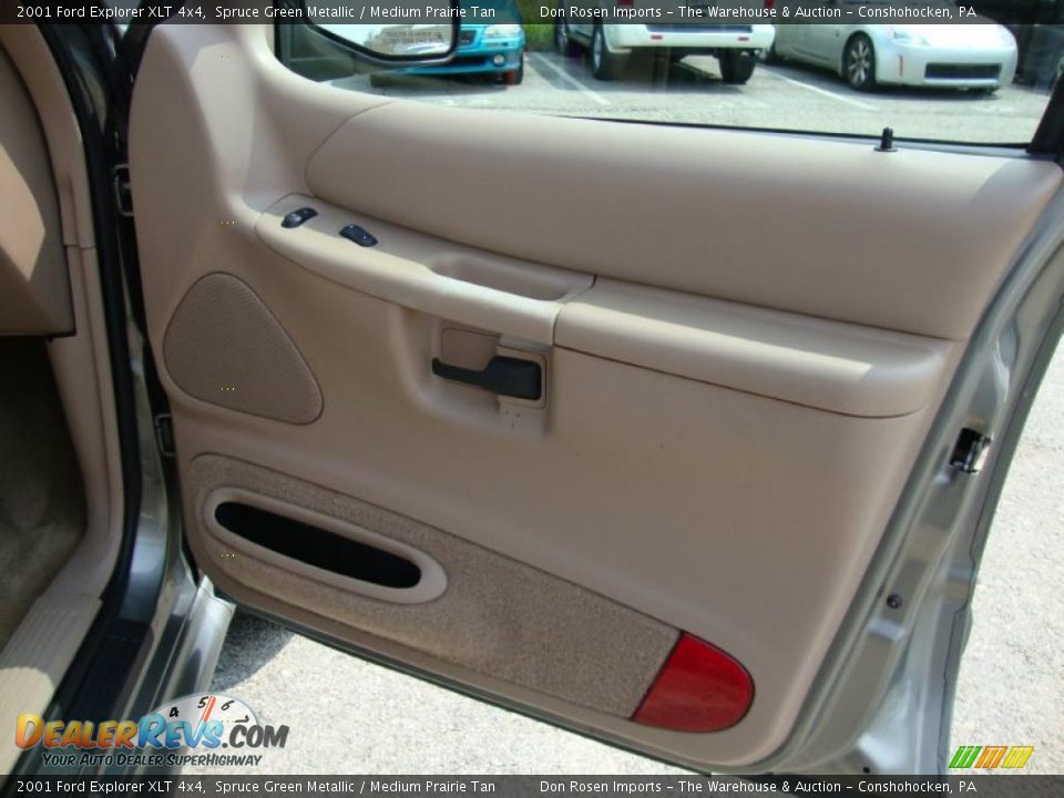 2001 Ford Explorer XLT 4x4 Spruce Green Metallic / Medium Prairie Tan Photo #21