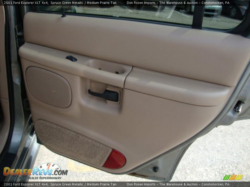 2001 Ford Explorer XLT 4x4 Spruce Green Metallic / Medium Prairie Tan Photo #23
