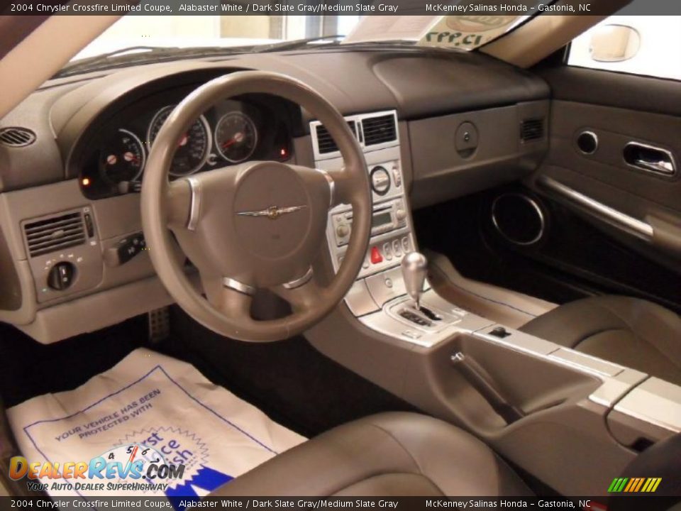 2004 Chrysler Crossfire Limited Coupe Alabaster White / Dark Slate Gray/Medium Slate Gray Photo #22