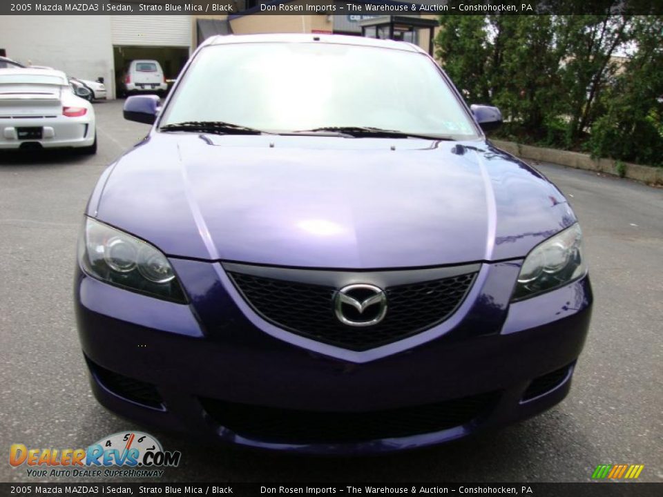 2005 Mazda MAZDA3 i Sedan Strato Blue Mica / Black Photo #3