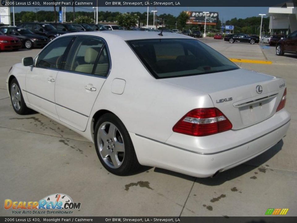 2006 Lexus LS 430 Moonlight Pearl / Cashmere Photo #3