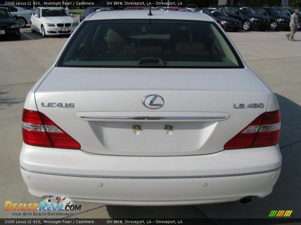 2006 Lexus LS 430 Moonlight Pearl / Cashmere Photo #4