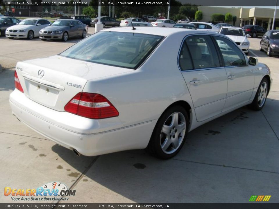 2006 Lexus LS 430 Moonlight Pearl / Cashmere Photo #5