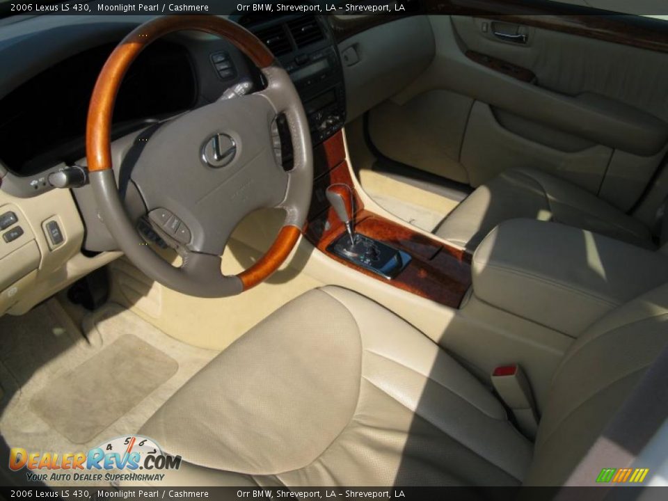 2006 Lexus LS 430 Moonlight Pearl / Cashmere Photo #13