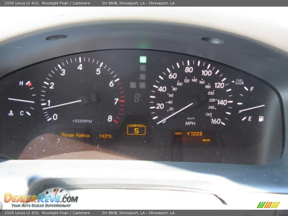 2006 Lexus LS 430 Moonlight Pearl / Cashmere Photo #15