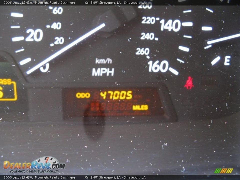 2006 Lexus LS 430 Moonlight Pearl / Cashmere Photo #16