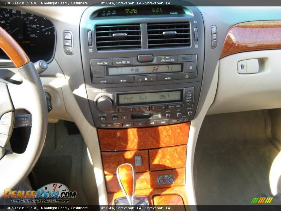 2006 Lexus LS 430 Moonlight Pearl / Cashmere Photo #17