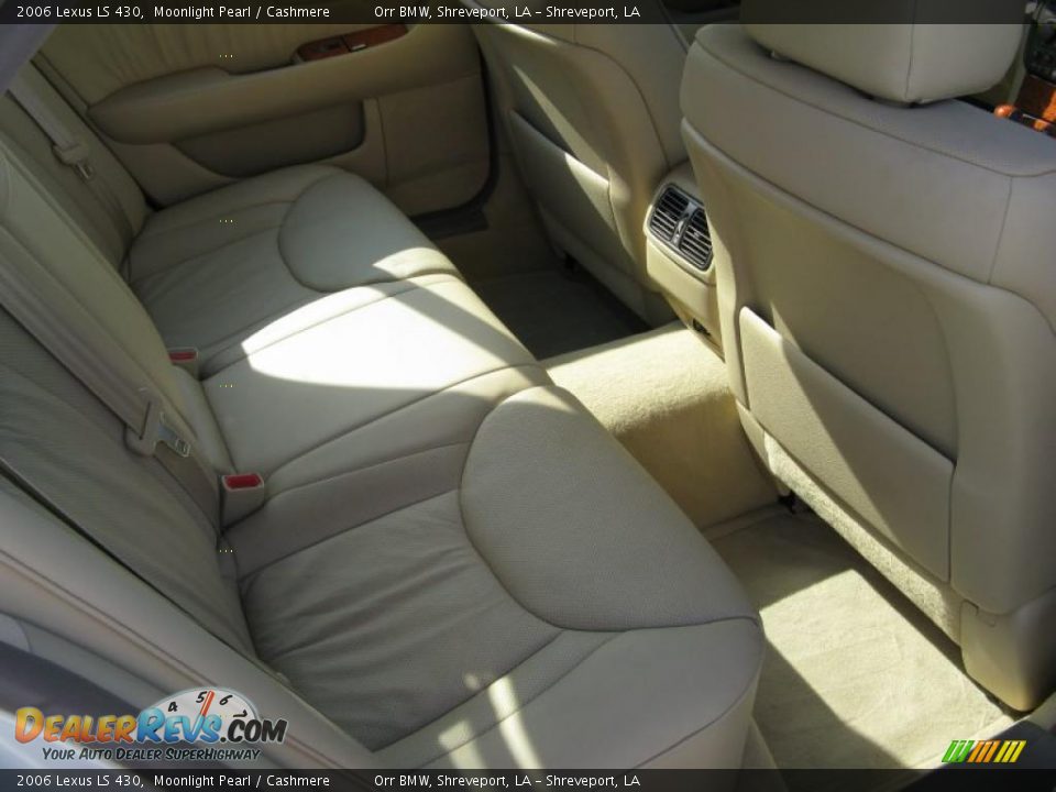 2006 Lexus LS 430 Moonlight Pearl / Cashmere Photo #24