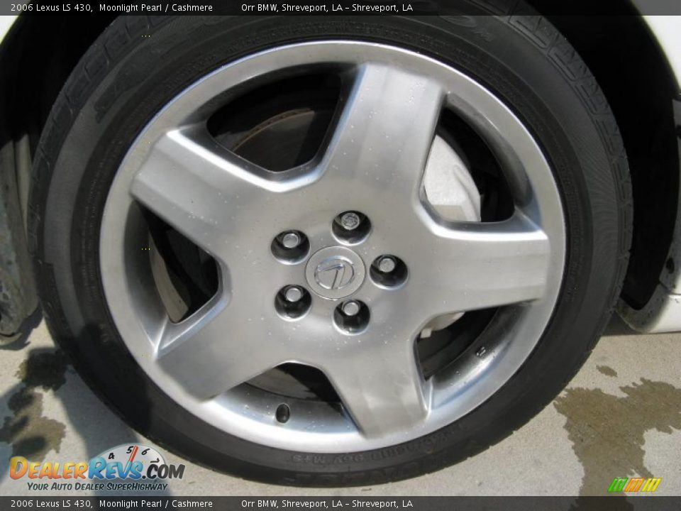2006 Lexus LS 430 Moonlight Pearl / Cashmere Photo #25