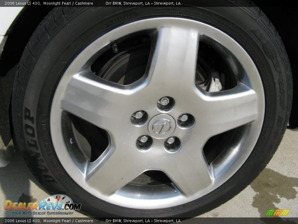 2006 Lexus LS 430 Moonlight Pearl / Cashmere Photo #26