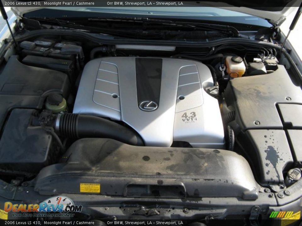 2006 Lexus LS 430 Moonlight Pearl / Cashmere Photo #30