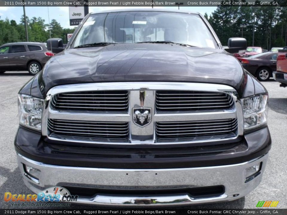 2011 Dodge Ram 1500 Big Horn Crew Cab Rugged Brown Pearl / Light Pebble Beige/Bark Brown Photo #3