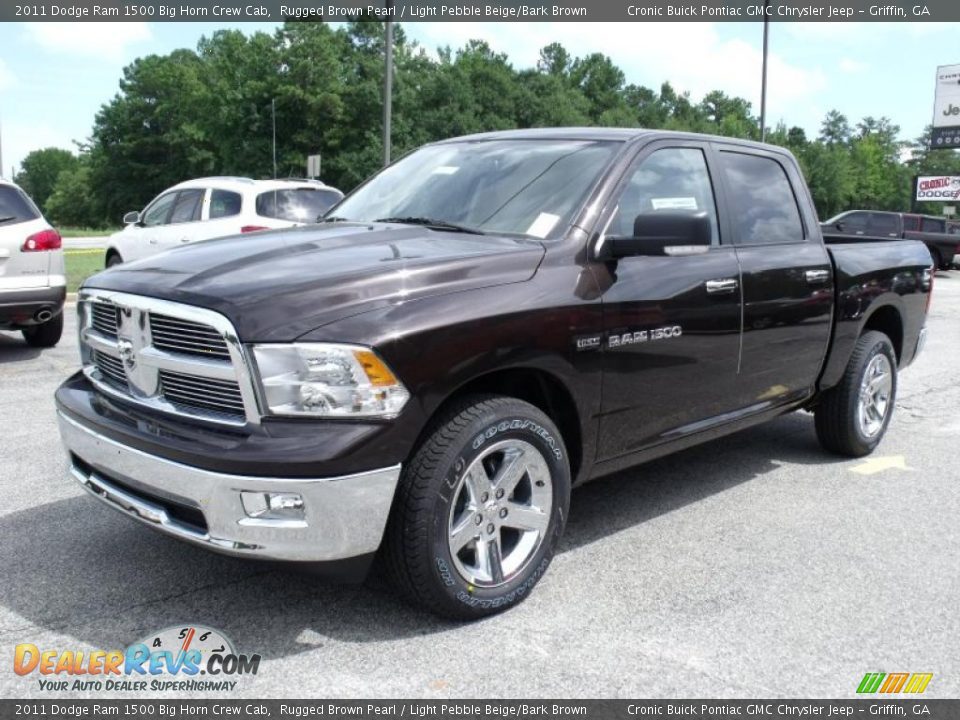 2011 Dodge Ram 1500 Big Horn Crew Cab Rugged Brown Pearl / Light Pebble Beige/Bark Brown Photo #4