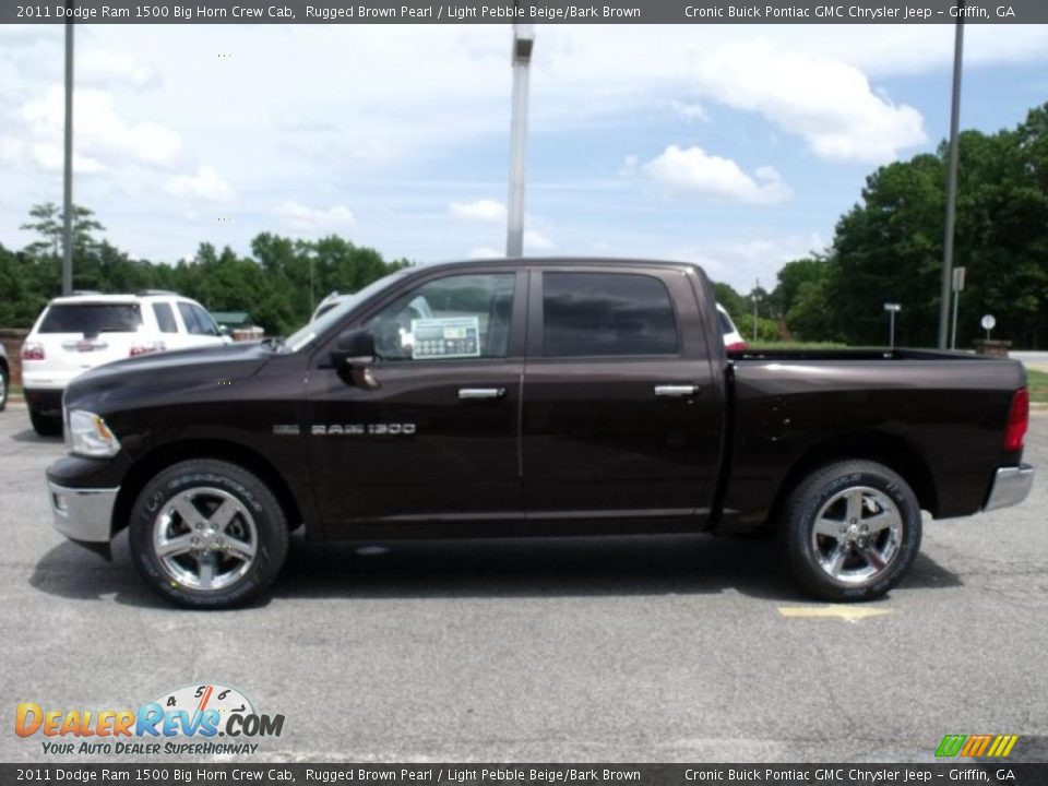 2011 Dodge Ram 1500 Big Horn Crew Cab Rugged Brown Pearl / Light Pebble Beige/Bark Brown Photo #5