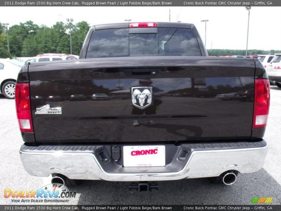 2011 Dodge Ram 1500 Big Horn Crew Cab Rugged Brown Pearl / Light Pebble Beige/Bark Brown Photo #7