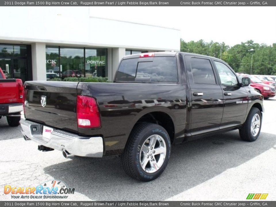 2011 Dodge Ram 1500 Big Horn Crew Cab Rugged Brown Pearl / Light Pebble Beige/Bark Brown Photo #8