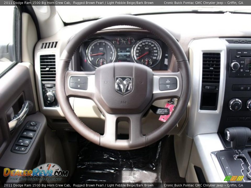 2011 Dodge Ram 1500 Big Horn Crew Cab Rugged Brown Pearl / Light Pebble Beige/Bark Brown Photo #17