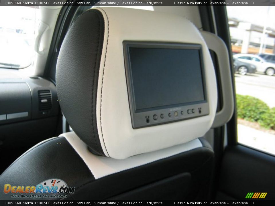 2009 GMC Sierra 1500 SLE Texas Edition Crew Cab Summit White / Texas Edition Black/White Photo #18