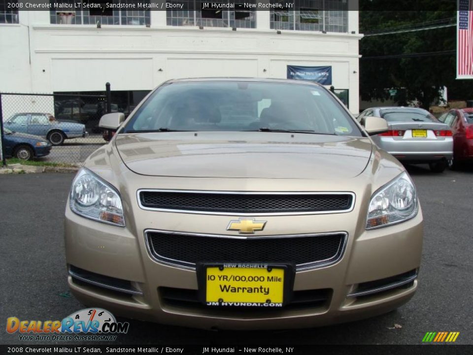2008 Chevrolet Malibu LT Sedan Sandstone Metallic / Ebony Photo #2