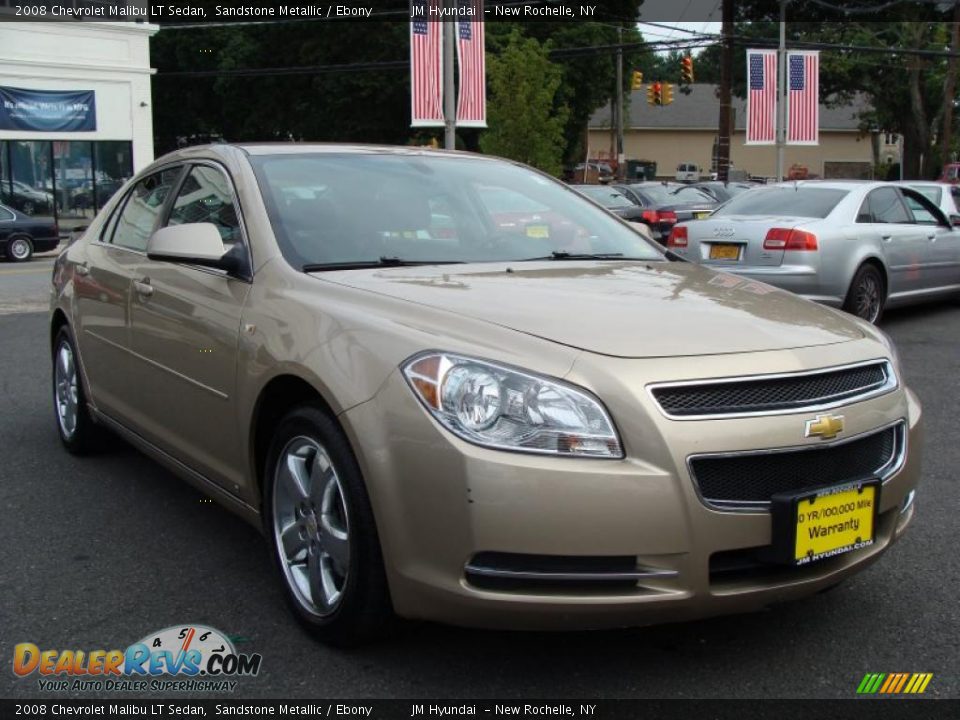 2008 Chevrolet Malibu LT Sedan Sandstone Metallic / Ebony Photo #3