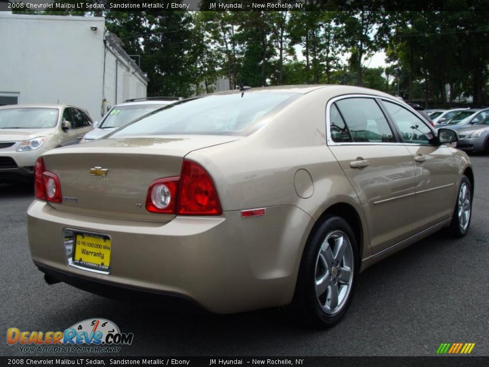 2008 Chevrolet Malibu LT Sedan Sandstone Metallic / Ebony Photo #4