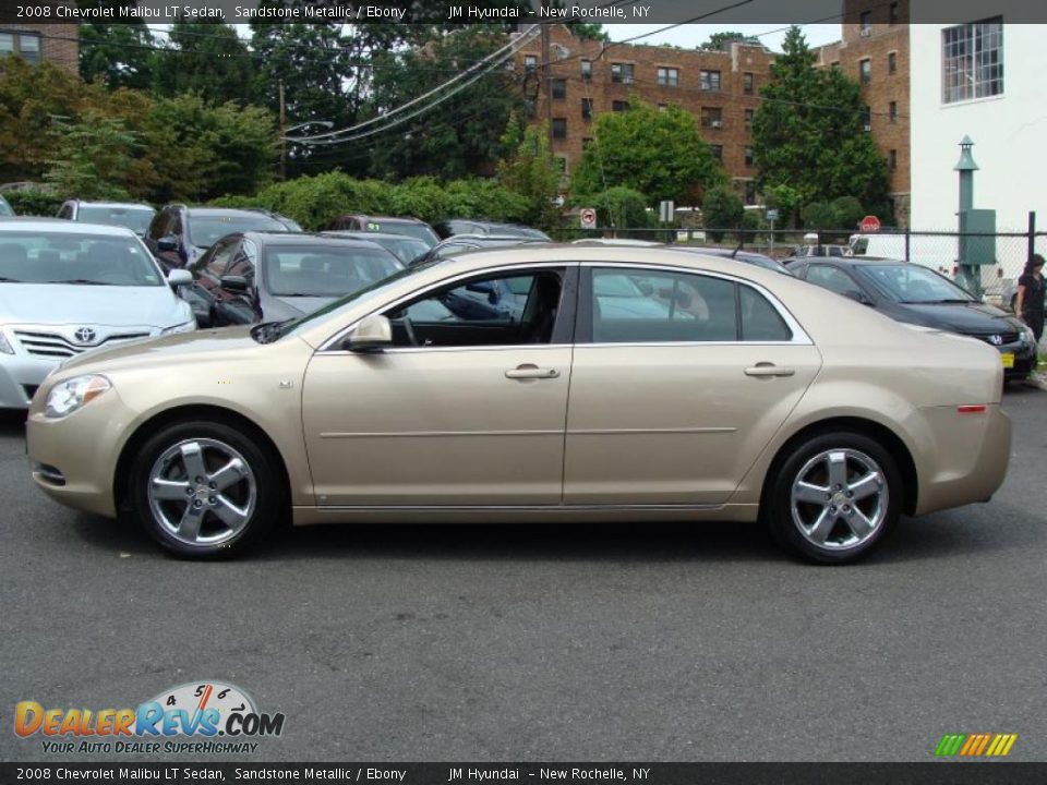 2008 Chevrolet Malibu LT Sedan Sandstone Metallic / Ebony Photo #7