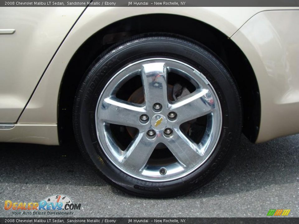 2008 Chevrolet Malibu LT Sedan Sandstone Metallic / Ebony Photo #8