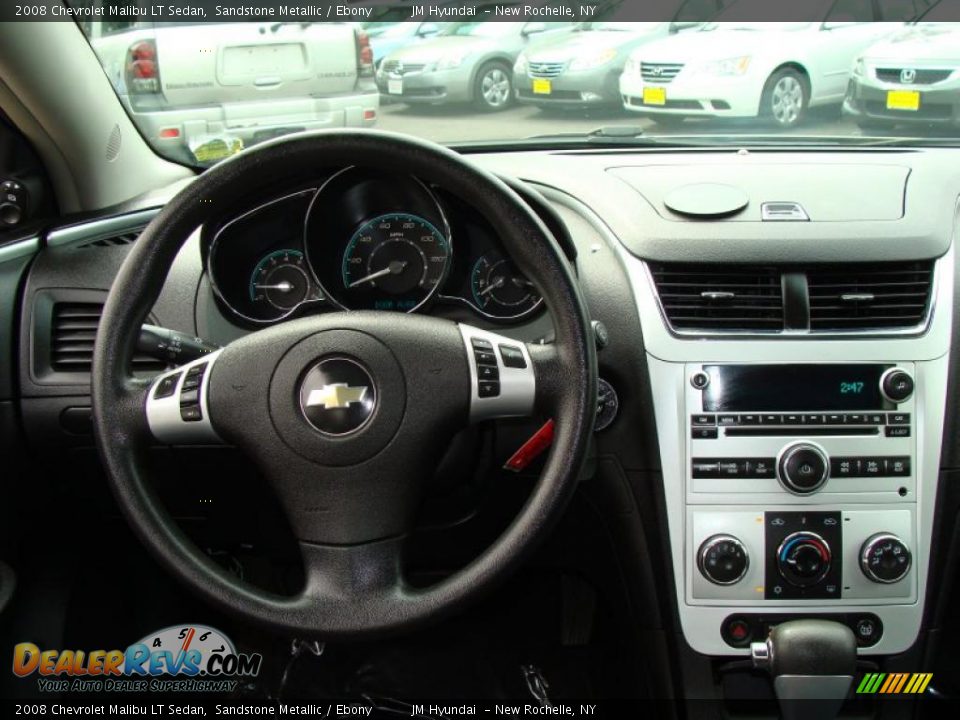 2008 Chevrolet Malibu LT Sedan Sandstone Metallic / Ebony Photo #16