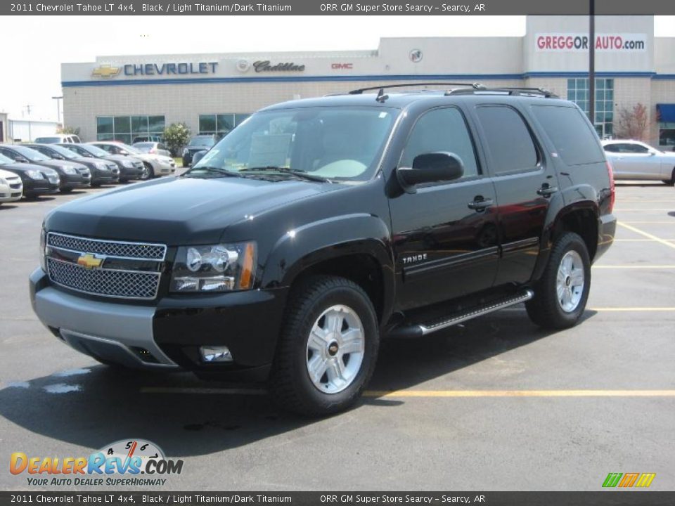 2011 Chevrolet Tahoe LT 4x4 Black / Light Titanium/Dark Titanium Photo #1