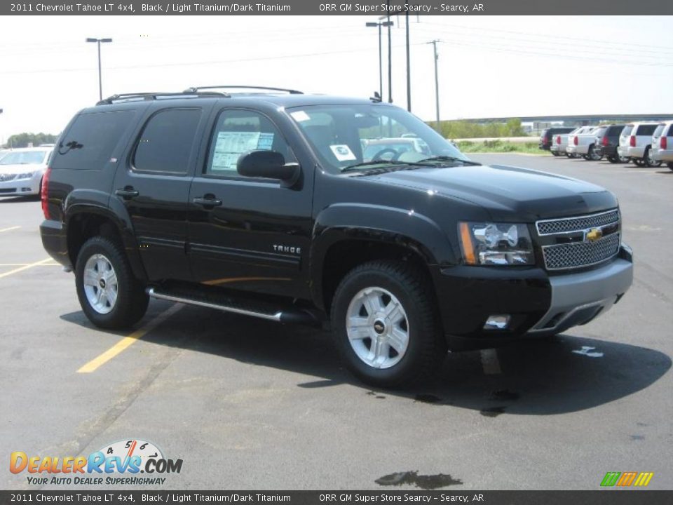 2011 Chevrolet Tahoe LT 4x4 Black / Light Titanium/Dark Titanium Photo #3