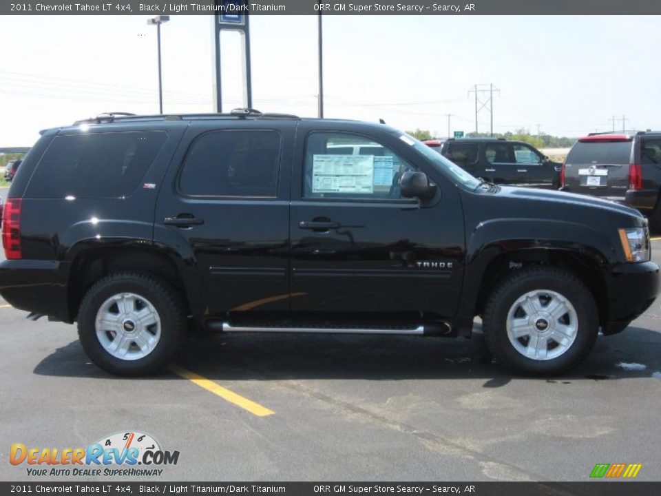 2011 Chevrolet Tahoe LT 4x4 Black / Light Titanium/Dark Titanium Photo #4