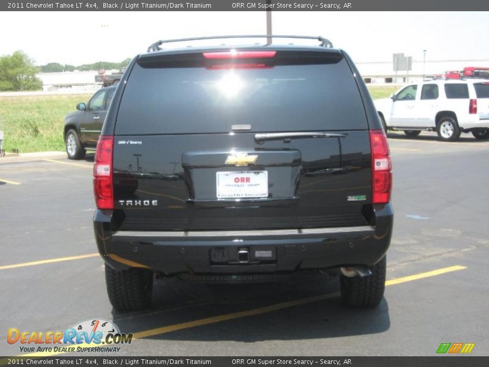 2011 Chevrolet Tahoe LT 4x4 Black / Light Titanium/Dark Titanium Photo #6