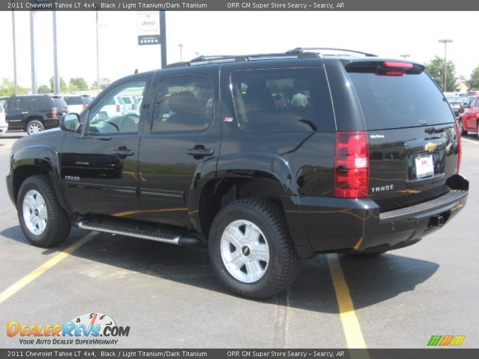 2011 Chevrolet Tahoe LT 4x4 Black / Light Titanium/Dark Titanium Photo #7