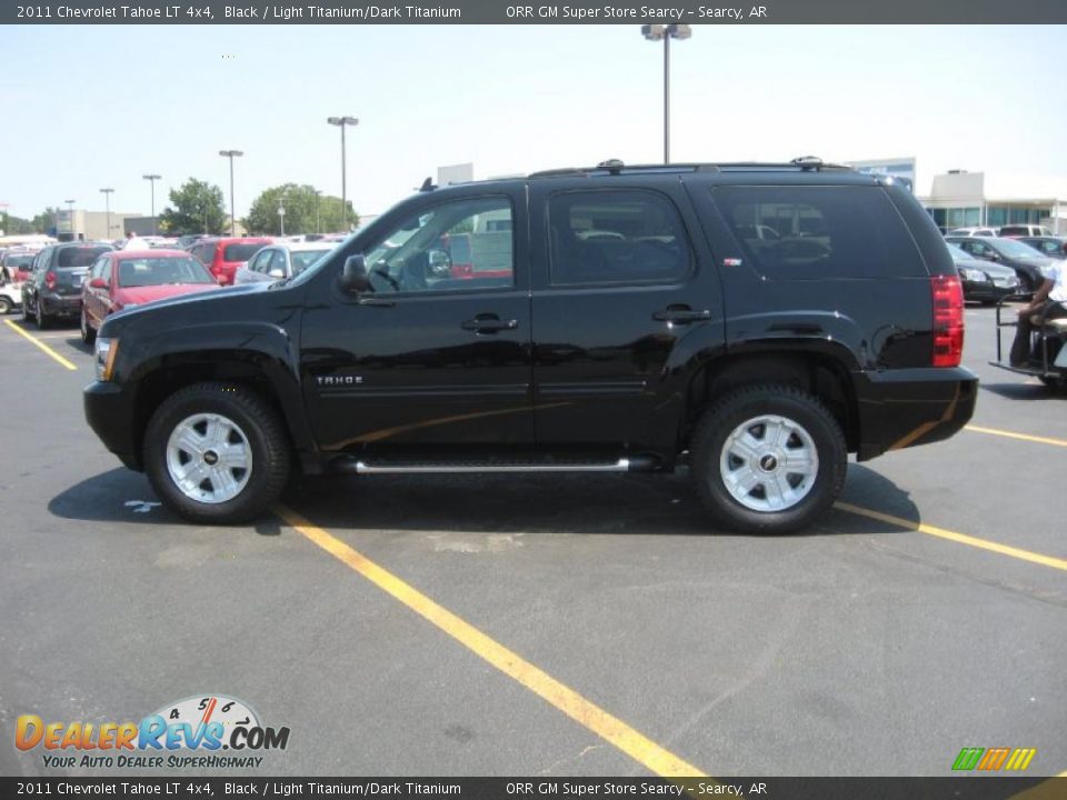 2011 Chevrolet Tahoe LT 4x4 Black / Light Titanium/Dark Titanium Photo #8