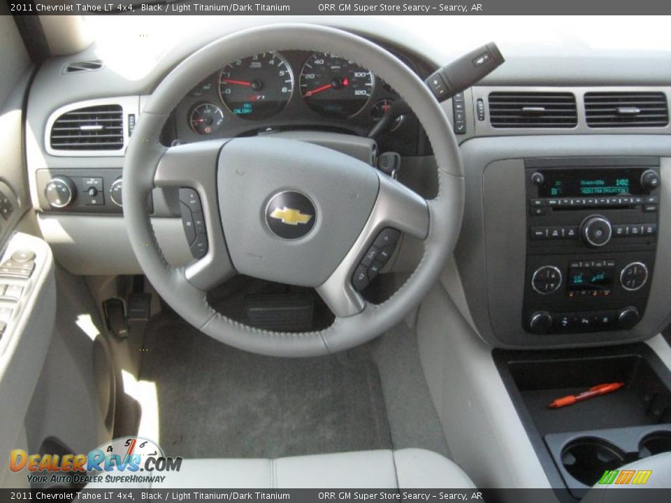 2011 Chevrolet Tahoe LT 4x4 Black / Light Titanium/Dark Titanium Photo #9