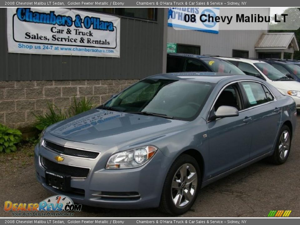 2008 Chevrolet Malibu LT Sedan Golden Pewter Metallic / Ebony Photo #1