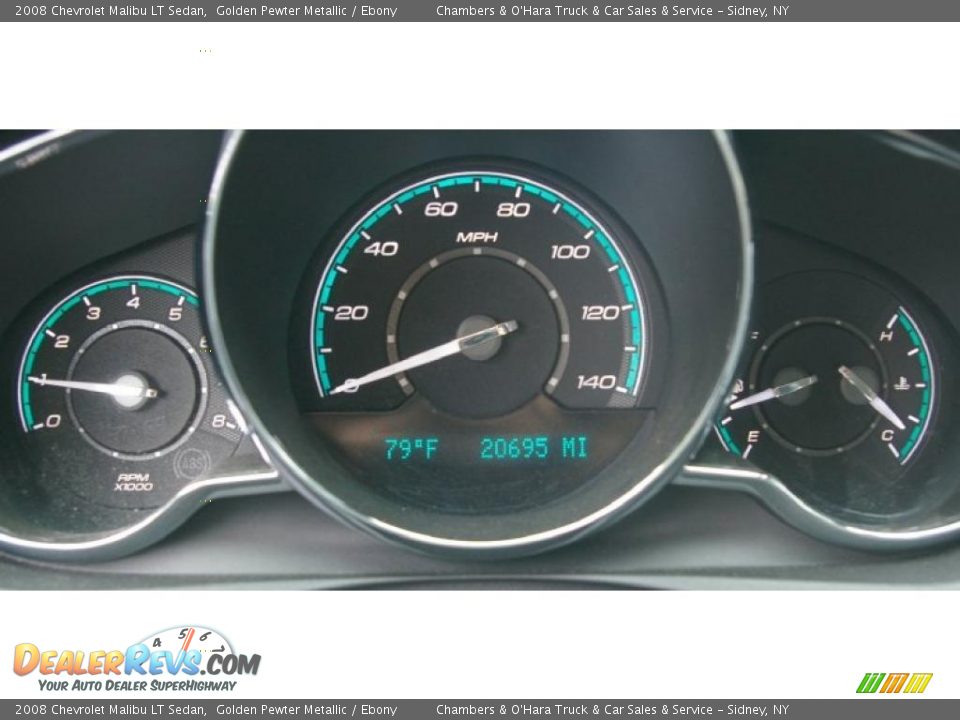 2008 Chevrolet Malibu LT Sedan Golden Pewter Metallic / Ebony Photo #5