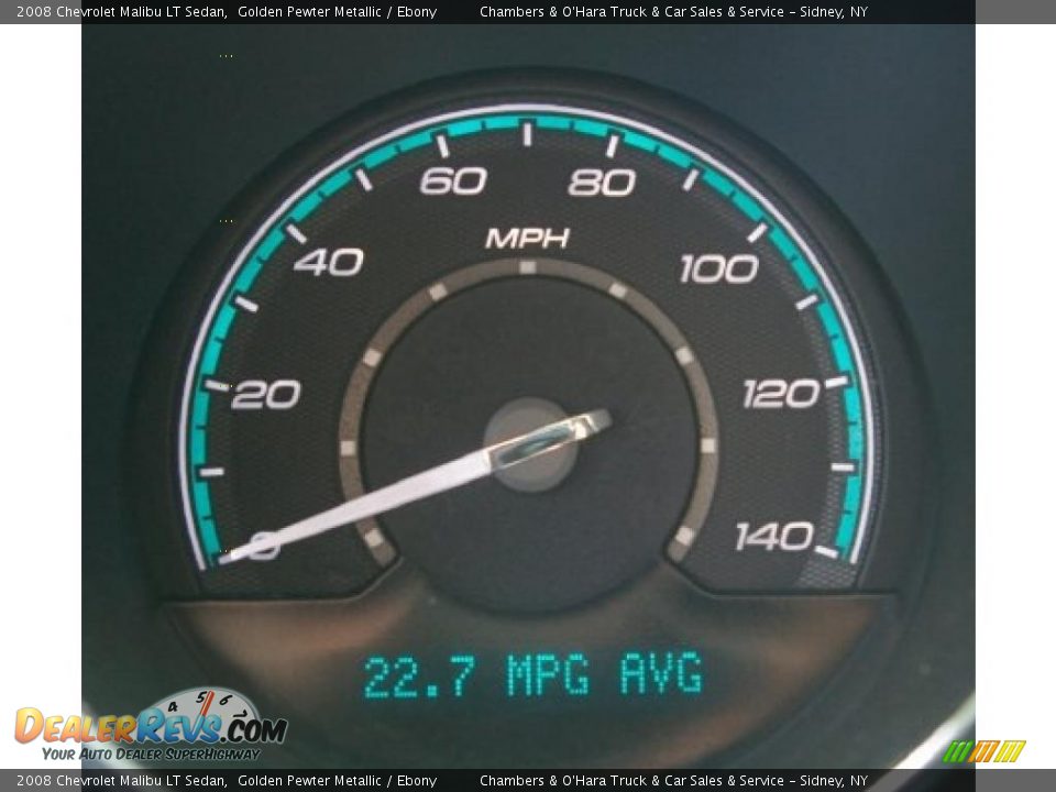 2008 Chevrolet Malibu LT Sedan Golden Pewter Metallic / Ebony Photo #6
