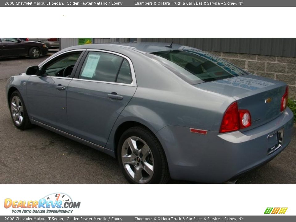 2008 Chevrolet Malibu LT Sedan Golden Pewter Metallic / Ebony Photo #10