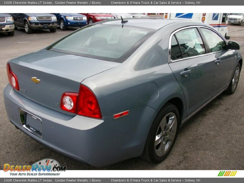 2008 Chevrolet Malibu LT Sedan Golden Pewter Metallic / Ebony Photo #11