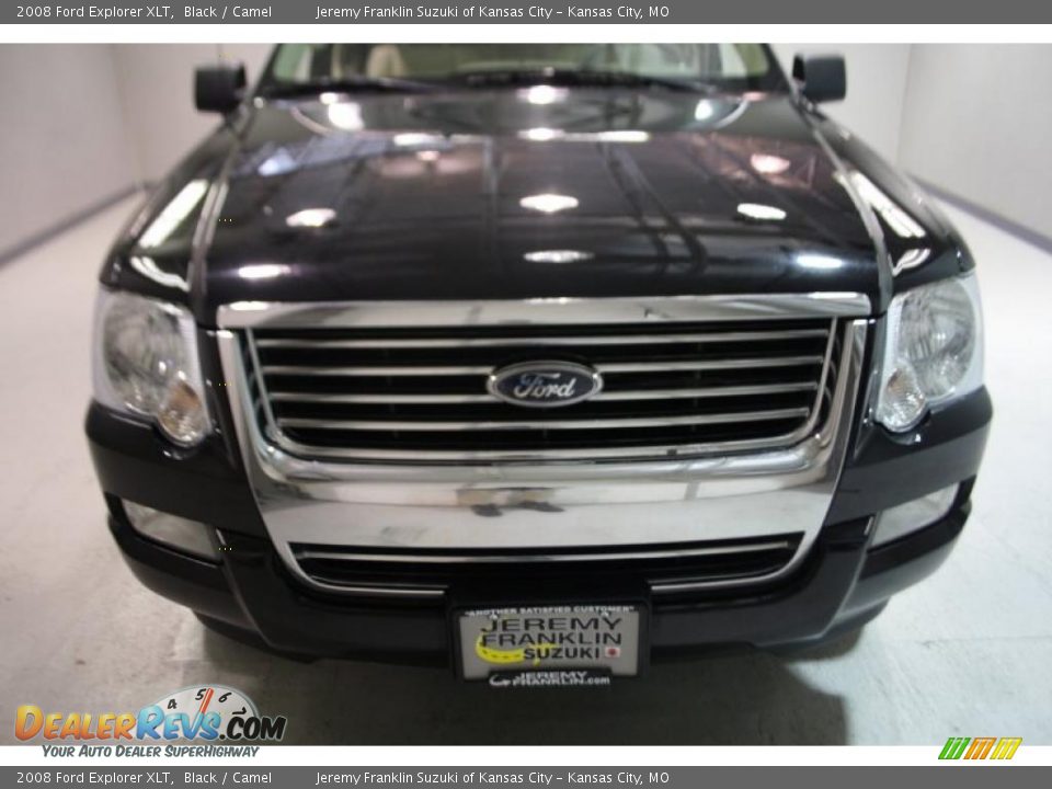 2008 Ford Explorer XLT Black / Camel Photo #2