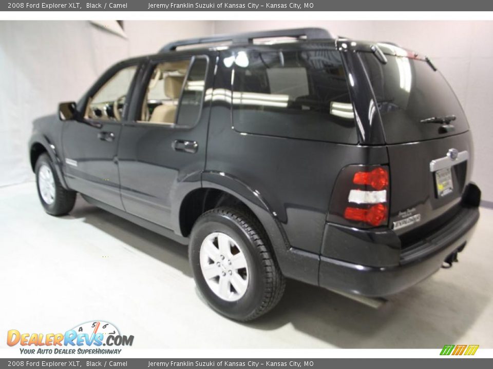 2008 Ford Explorer XLT Black / Camel Photo #4