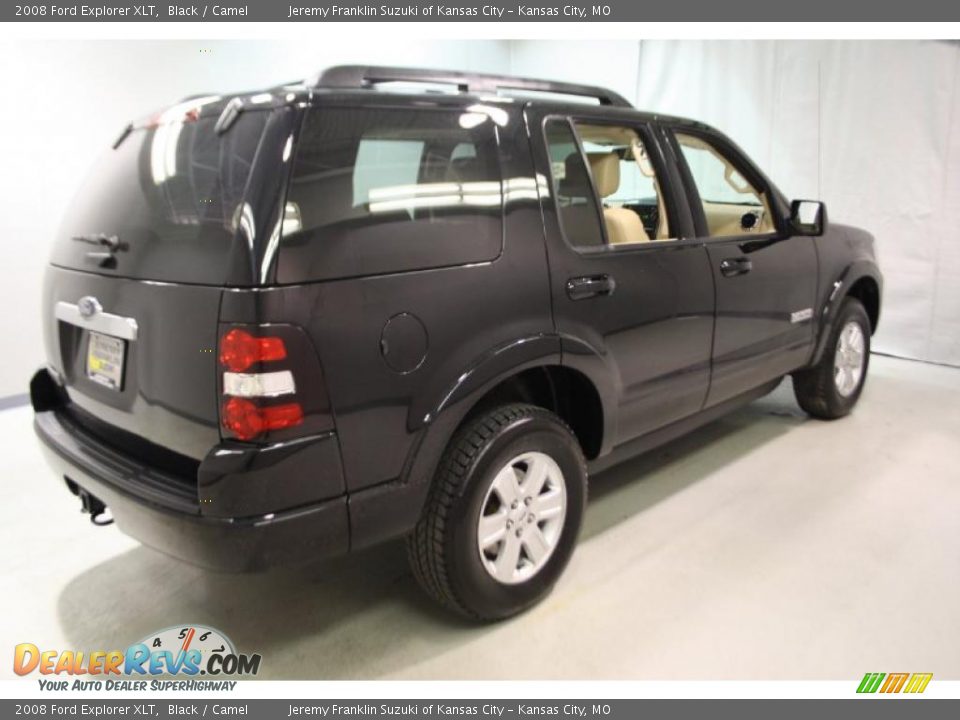 2008 Ford Explorer XLT Black / Camel Photo #6