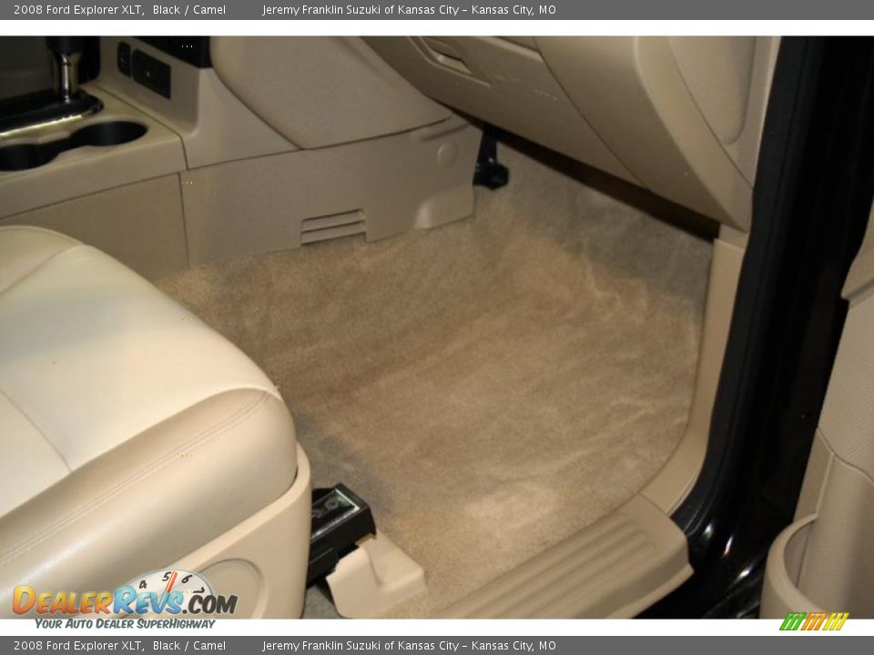 2008 Ford Explorer XLT Black / Camel Photo #8