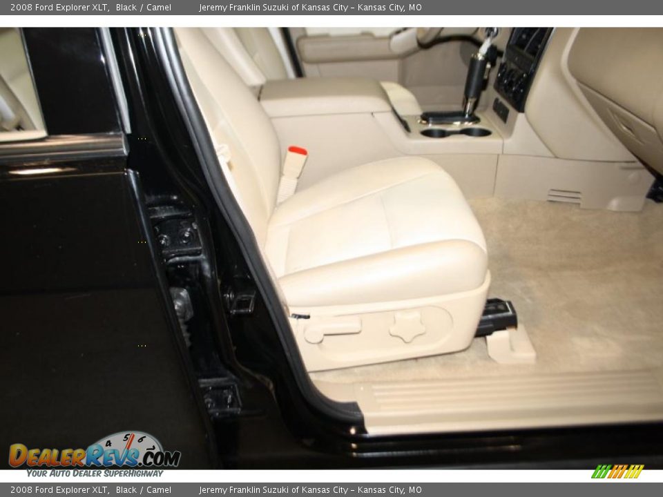 2008 Ford Explorer XLT Black / Camel Photo #9