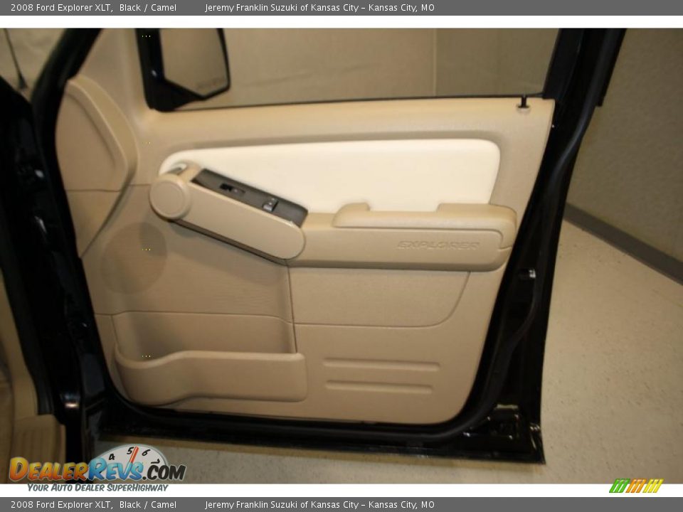 2008 Ford Explorer XLT Black / Camel Photo #10